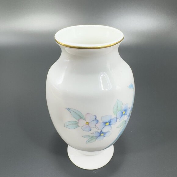 Christopher Stuart Bone China Porcelain Small Bud Vase Floral Pattern Vase VTG - Picture 10 of 12